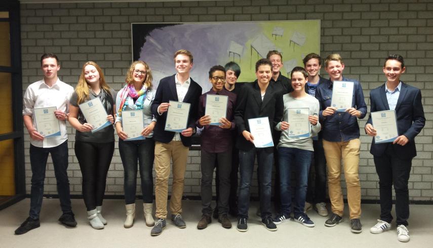 Anglia certificates 2015 at Philips van Horne 