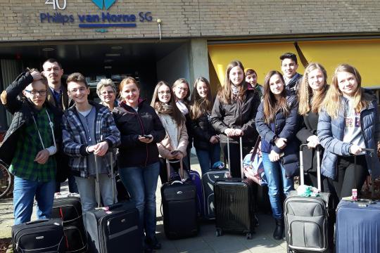 Rumanian guests for H2A at Philips van Horne.