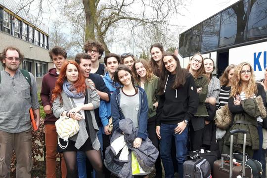 Hungarian guests for HAVO 4 TTO.