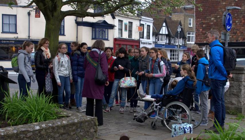 Two day trip to Canterbury for ‘TTO’-freshmen of ‘Het College’ and ‘de Philips van Horne’