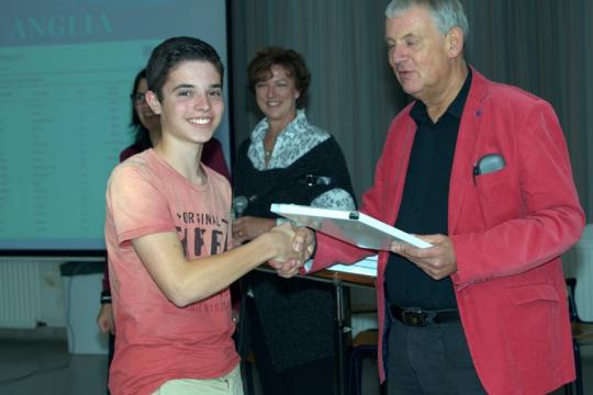 Anglia certificates for former students V3C