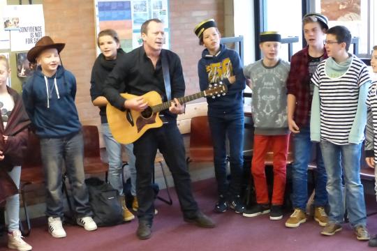 Lyrical language workshops at Philips van Horne for H1A, H2A and H3A.