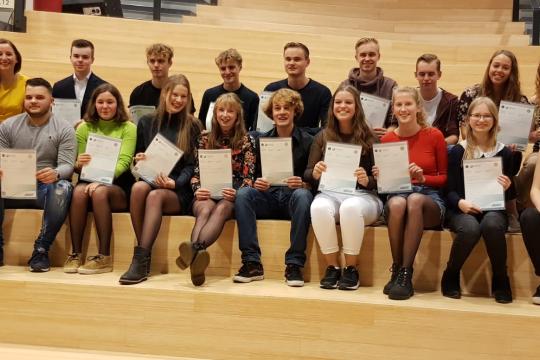 Graduation ceremony for VWO IB