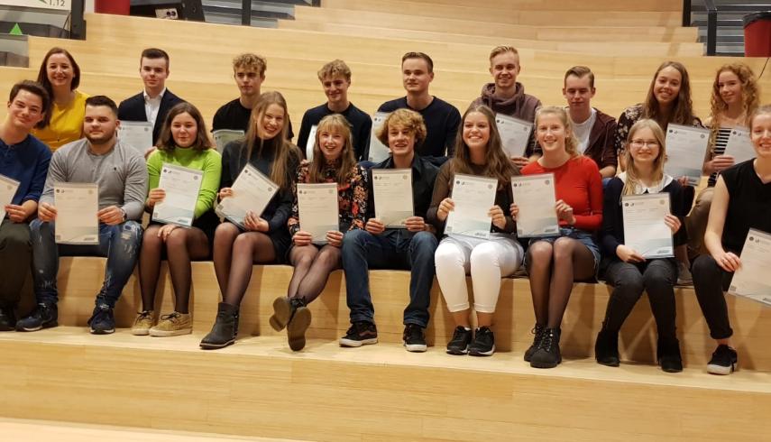 Graduation ceremony for VWO IB