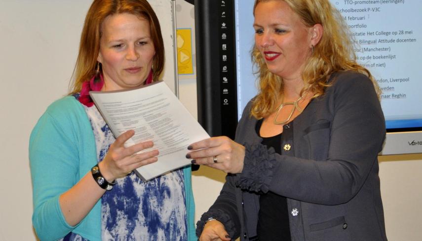 Uitreiking Certificaten ‘Advanced English’ aan TTO-docenten