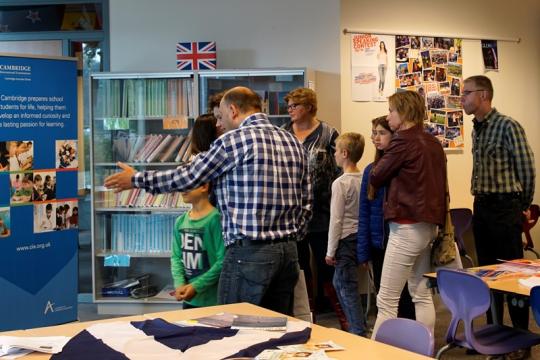 TTO classroom well visited on open day Het College