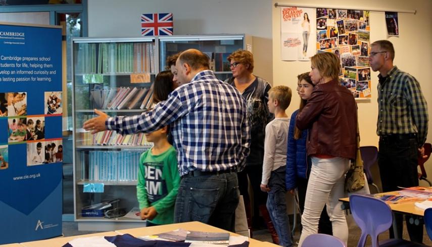 TTO classroom well visited on open day Het College