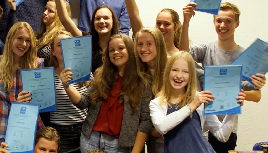 Anglia Certificates at College 2015
