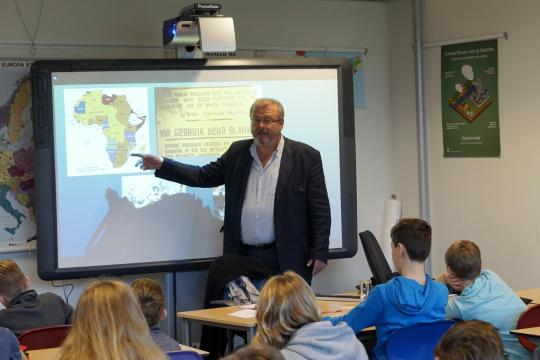 Guest lesson by globetrotter Arjan Verhagen