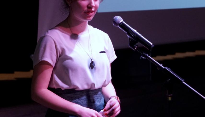 Emkea Krekels wins Regional Round of Junior Speaking Contest