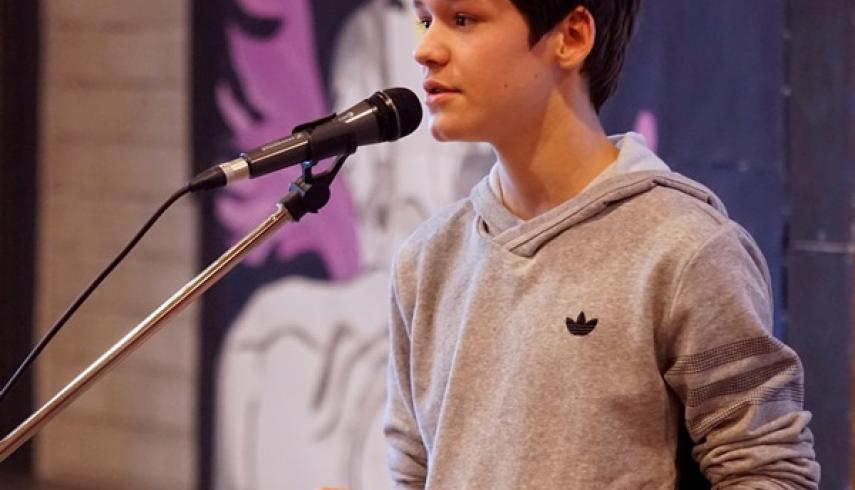Interesting speeches at annual Junior Speaking Contest
