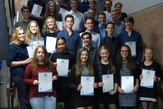 Anglia certificates 2016 at the Philips van Horne.